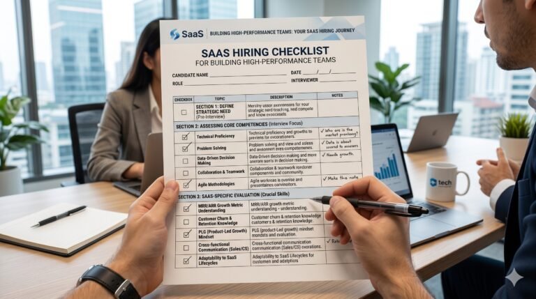 Essential SaaS Hiring Checklist for Building High-Performance Teams